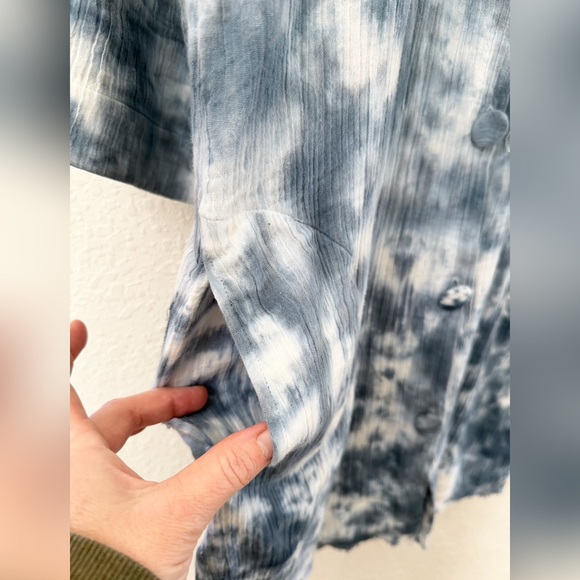 Soft Surroundings Islander Jacket - Waterfall Tie Dye - M - Picture 8 of 15
